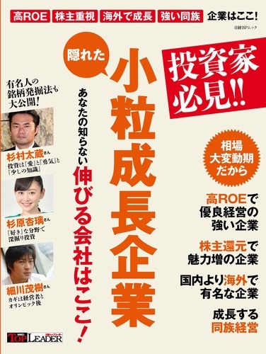 投資家必見!! 隠れた小粒成長企業