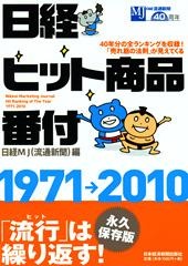 日経ヒット商品番付1971−2010