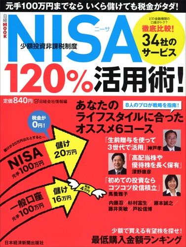 NISA(少額投資非課税制度)120%活用術!