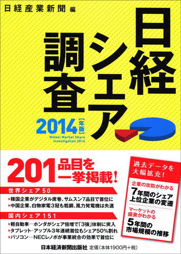日経シェア調査 2014年版