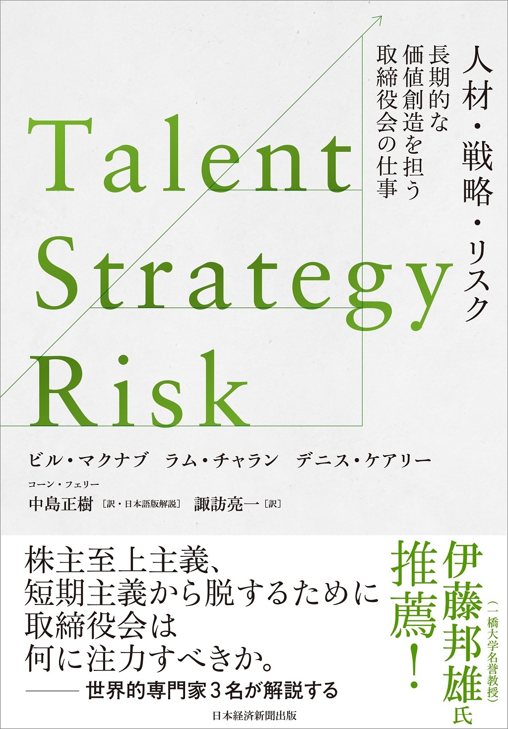 Talent/ Strategy/Risk　人材・戦略・リスク