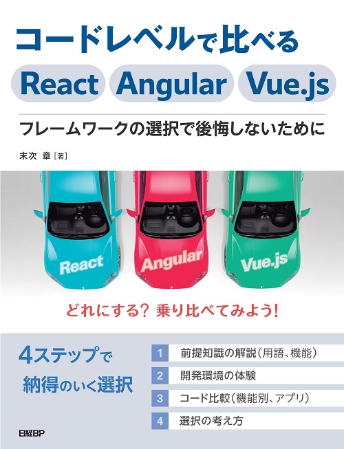 コードレベルで比べるReact Angular Vue.js　フレームワークの選択で後悔しないために
