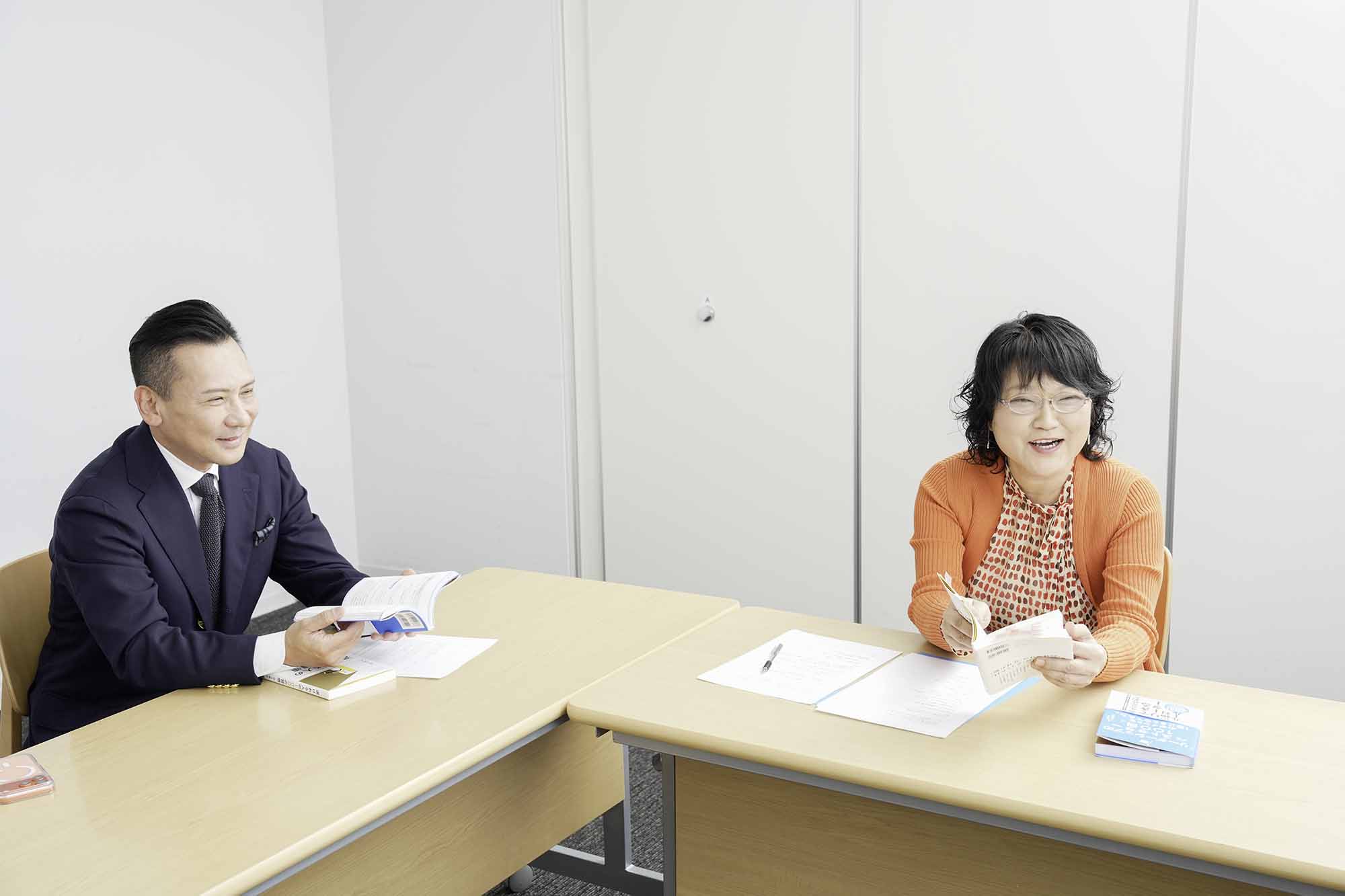 「自責思考は成長に直結する考え方」と、井上さんと小川さん。