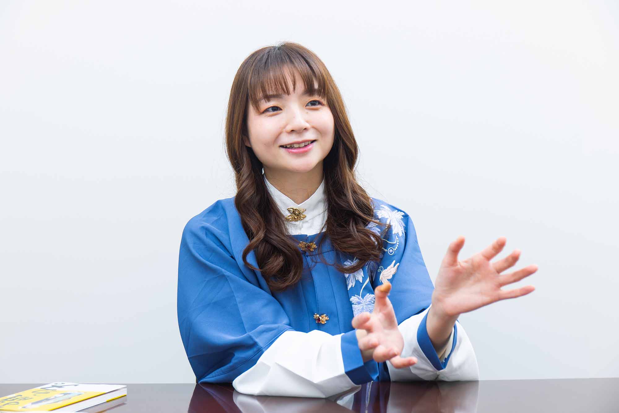 「孔明のキャラクターは安定しているので、どんな舞台に登場してもさほど違和感がありません」と話す箱崎みどりさん