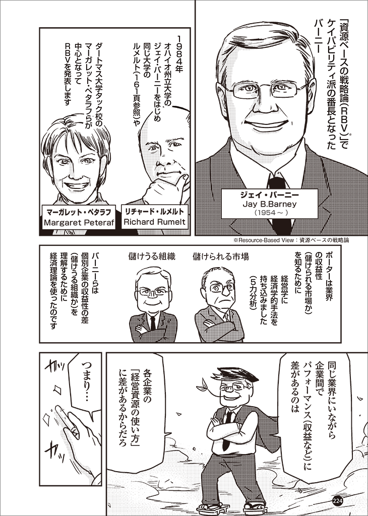 マンガ】バーニー 「ケイパビリティ派」の番長 | 日経BOOKプラス