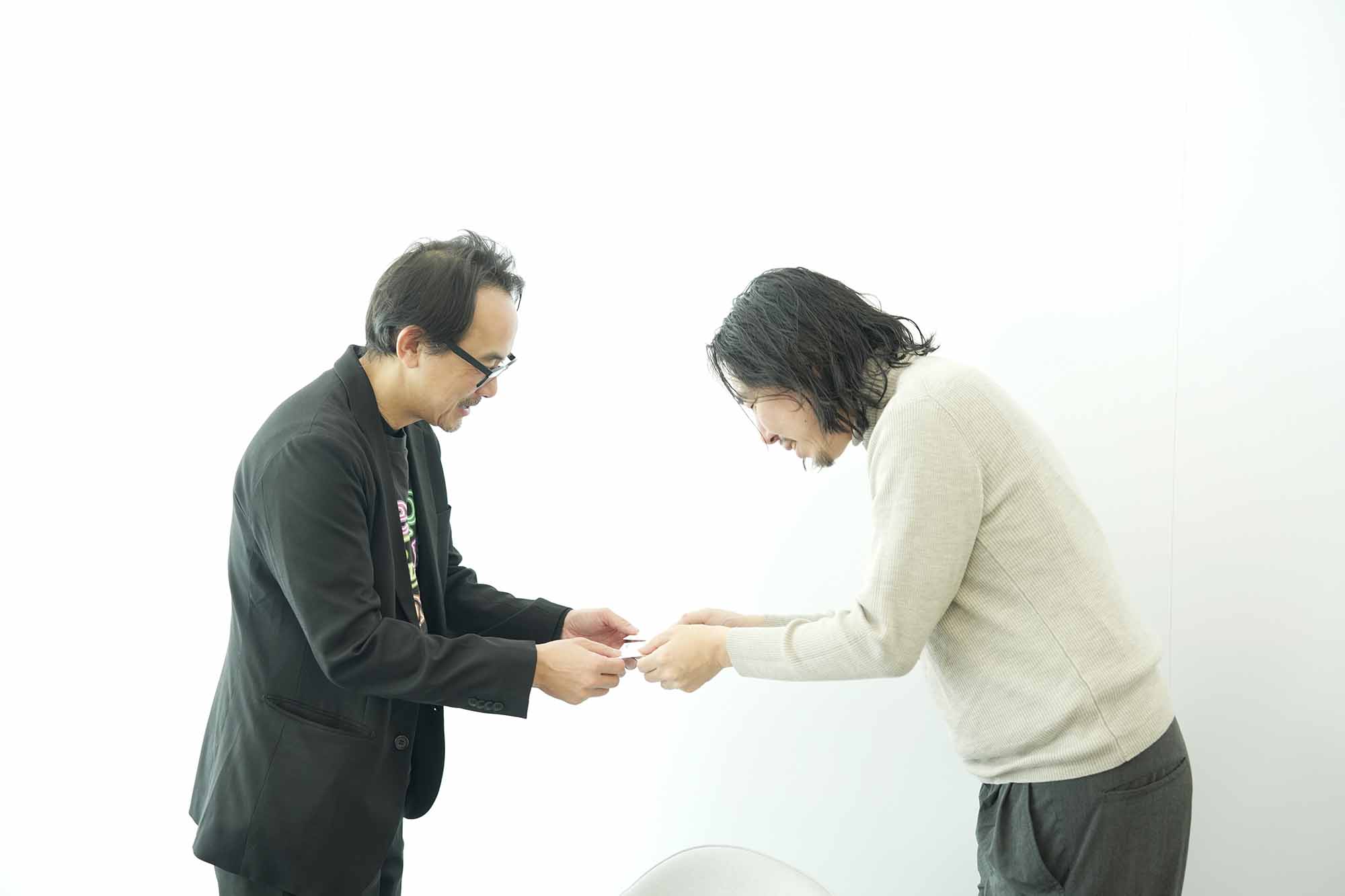 Xなどでお互いのことは知っていたが対面で会うのは初めてだという川邊さんと深津さん Xなどでお互いのことは知っていたが対面で会うのは初めてだという川邊さんと深津さん