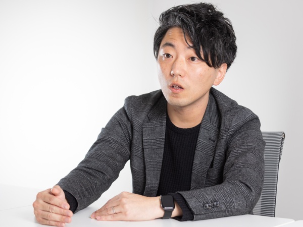 DX事業を専門にする子会社、刀フォースの木村泰宏代表(写真=菅野 勝男)