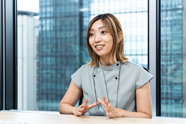 ジャパンエンターテイメントの森崎菜穂美CMO（写真＝北山 宏一）