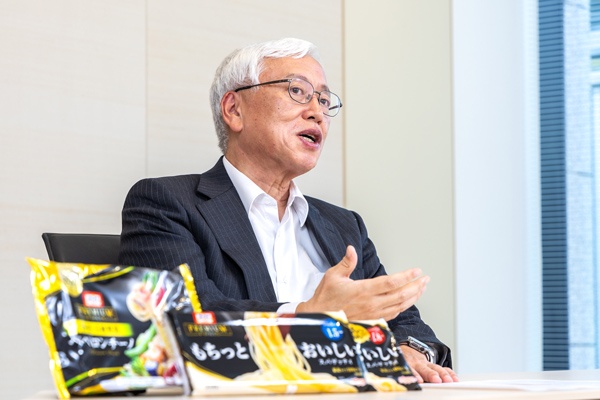 ニップンの前鶴俊哉社長(写真=北山 宏一)