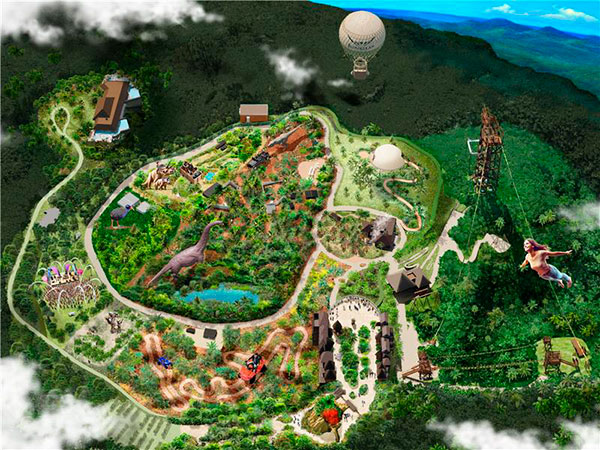 ジャングリア沖縄の全体イメージ（画像提供＝ジャパンエンターテイメント）
