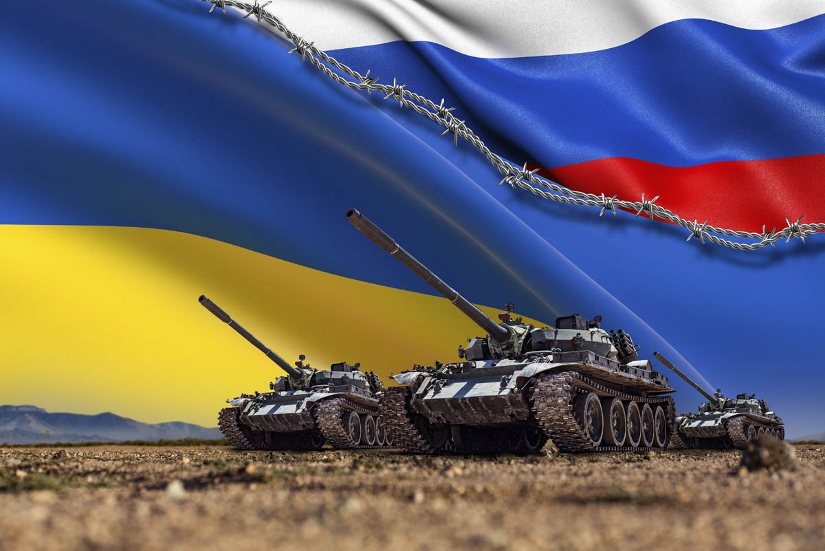 ロシアのウクライナへの軍事侵攻から1年がたつ(写真:Shutterstock)