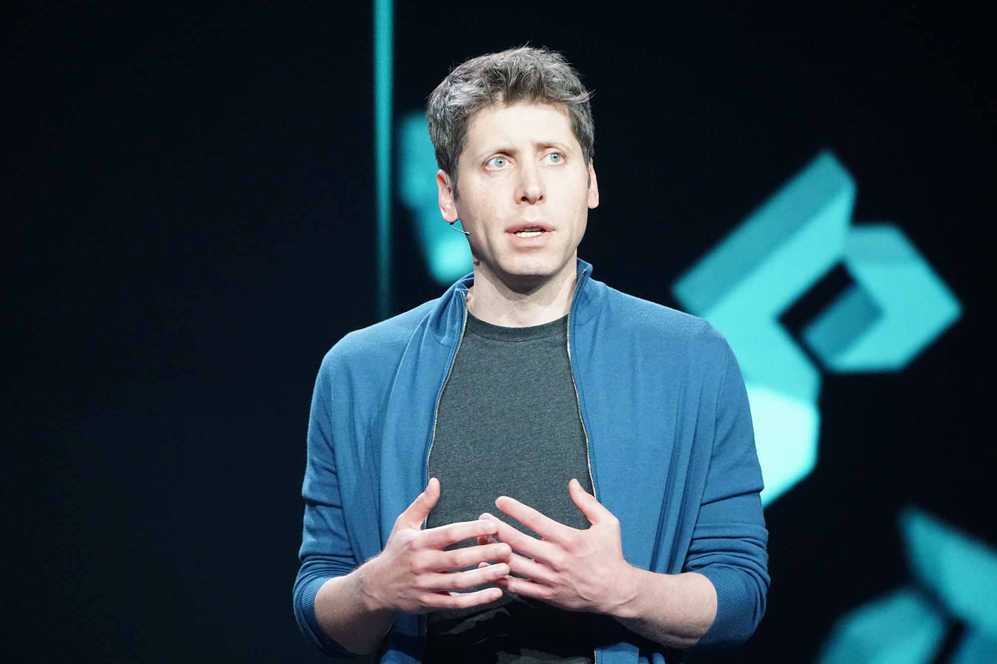 オープンAIのサム・アルトマンCEO（写真：筆者撮影）