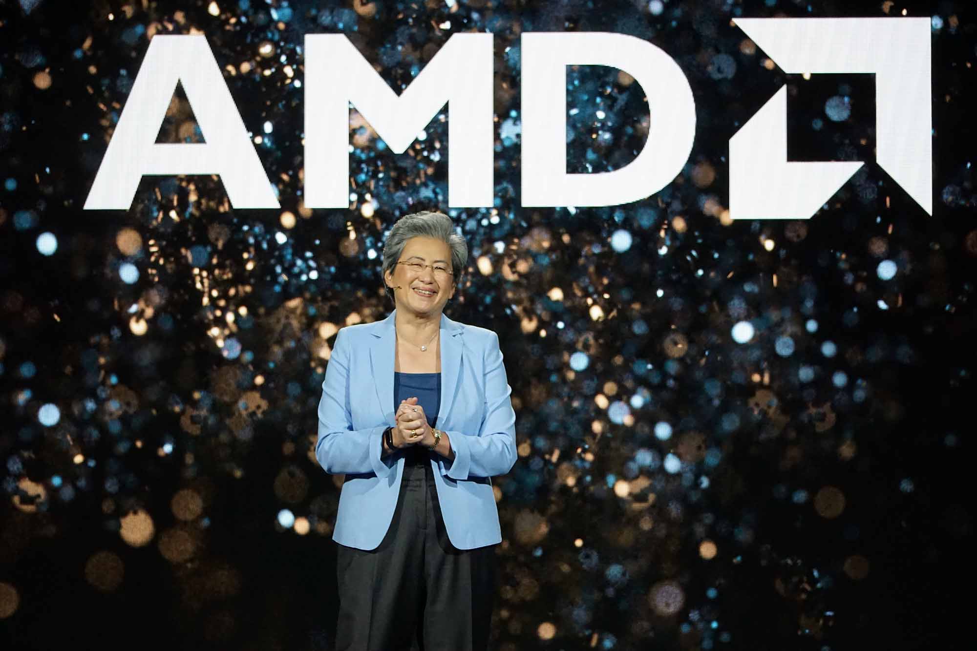 AMDのリサ・スーCEO（写真：筆者撮影）