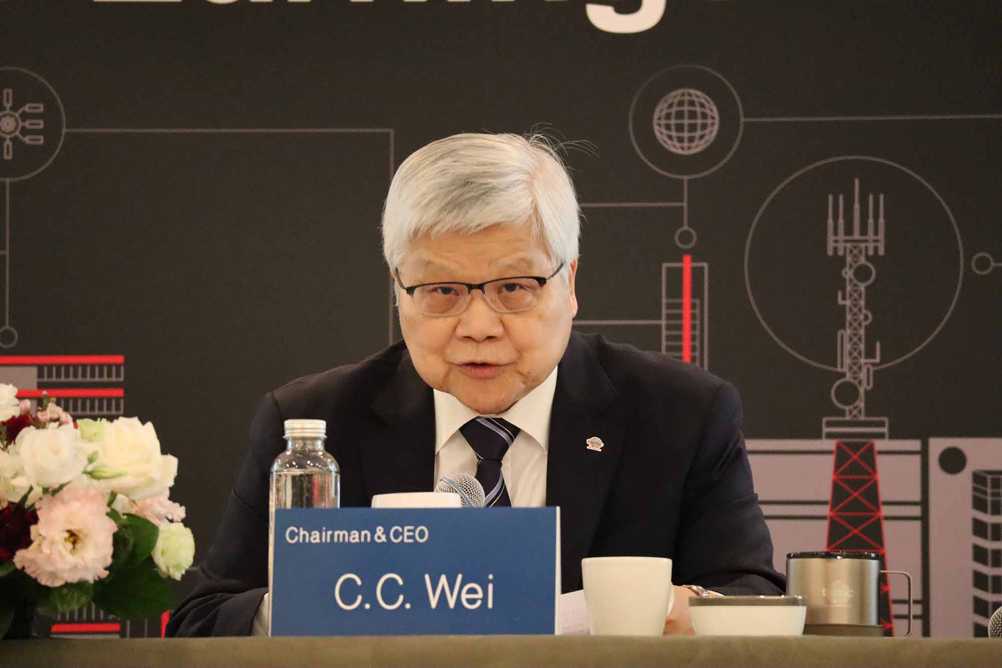 後継CEOとなった魏哲家（C.C.ウェイ）氏（写真：筆者撮影）