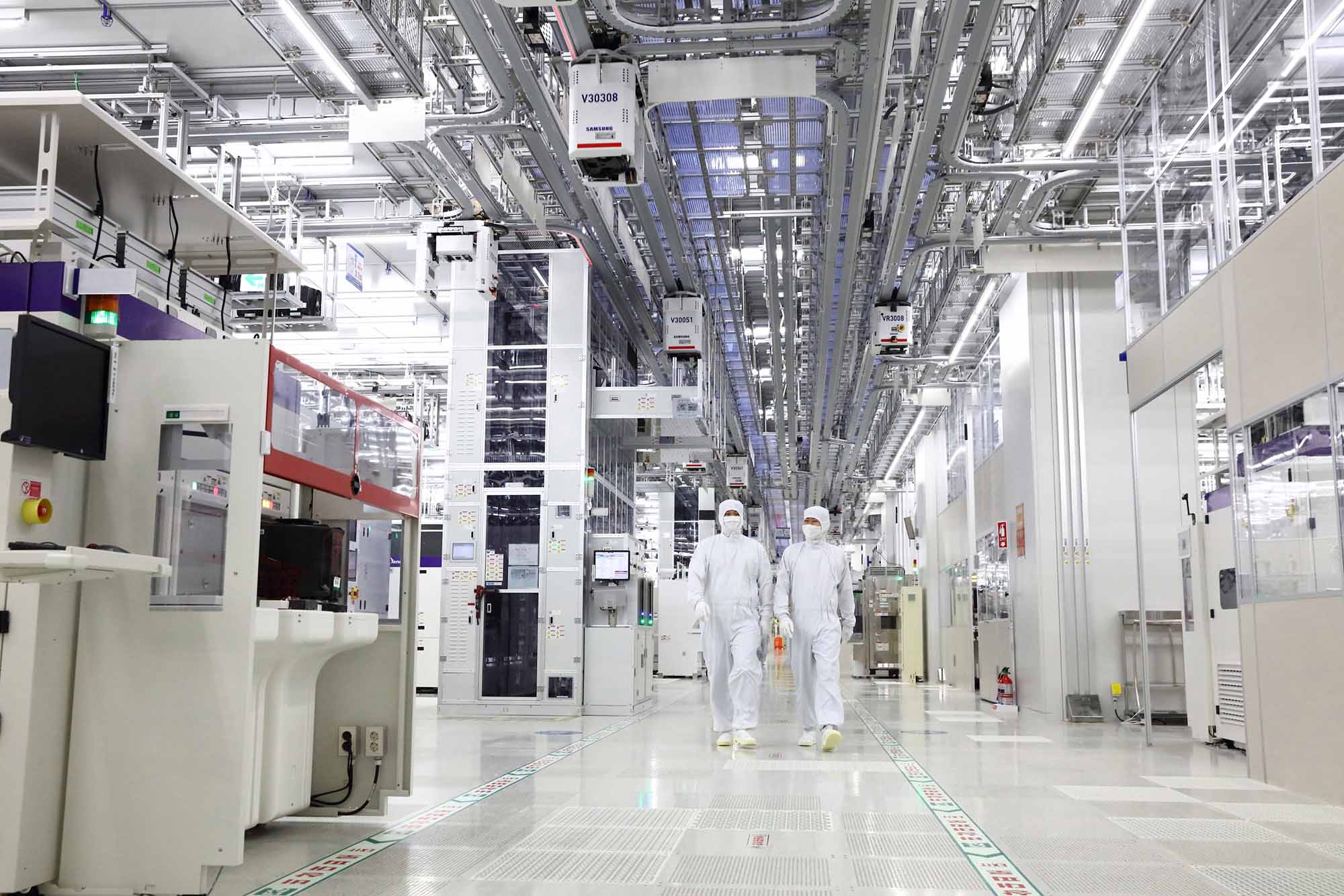 サムスンの半導体工場（写真：同社提供）