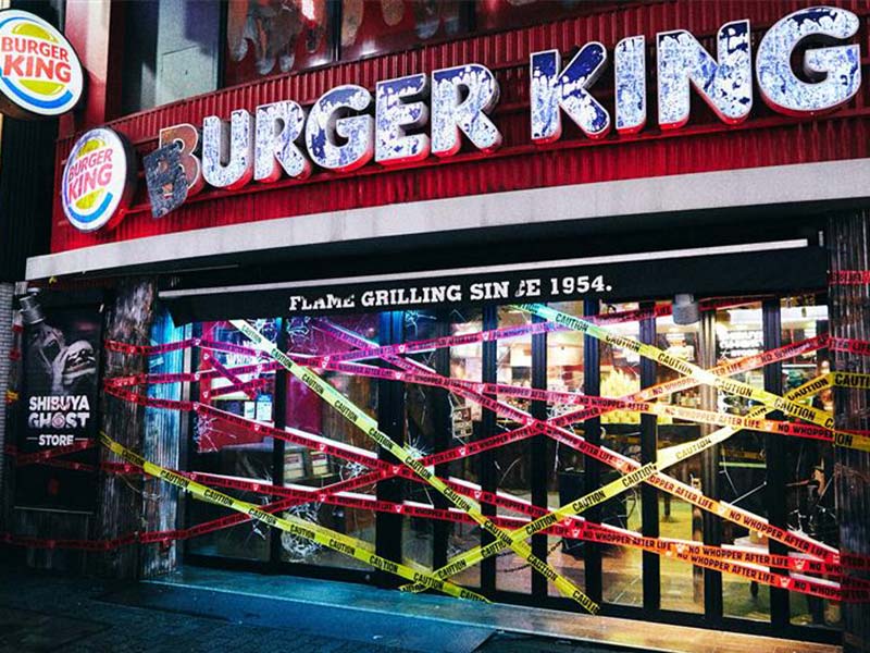 オワコン扱いのバーガーキングを奮起　「渋谷ゴーストストア大作戦」
