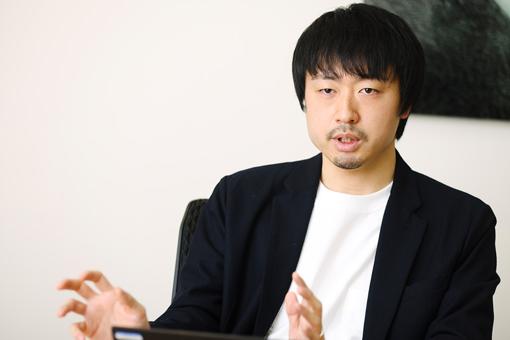 「守備力を評価する指標としてUZRがあります」と説明する山田さん 「守備力を評価する指標としてUZRがあります」と説明する山田さん