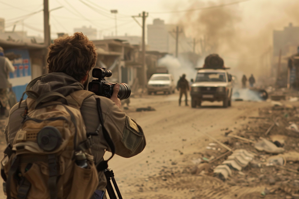戦場を報道するジャーナリズムが『シビル・ウォー』の主題（写真はイメージ）（写真: damien／stock.adobe.com）
