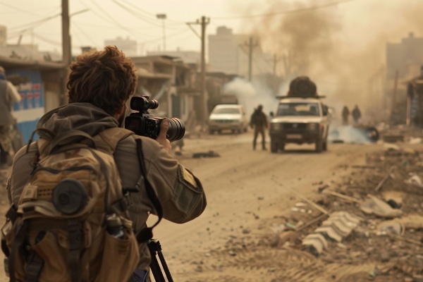 戦場を報道するジャーナリズムが『シビル・ウォー』の主題(写真はイメージ)(写真: damien/stock.adobe.com) 戦場を報道するジャーナリズムが『シビル・ウォー』の主題(写真はイメージ)(写真: damien/stock.adobe.com)