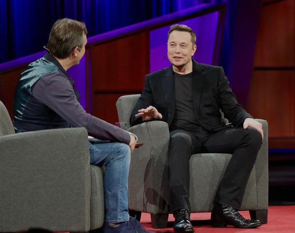 イーロン・マスクは「TED」には3回も出演し、スペースXやテスラで何を目指しているかについて熱く語った(写真=Steve Jurvetson)
