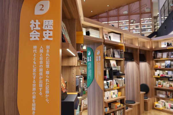 文脈棚の意図を示す短い説明が知的情報の奥へと誘う