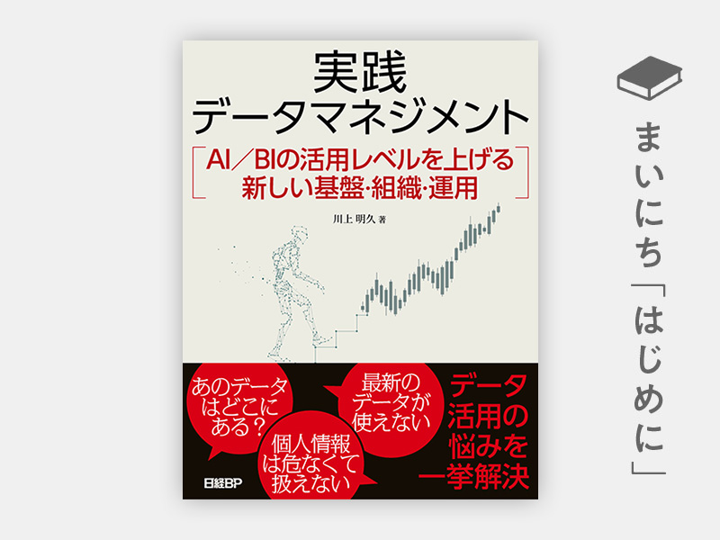 『実践データマネジメント　AI／BIの活用レベルを上げる新しい基盤・組織・運用』