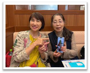 生徒さん(80代)との一コマ 生徒さん(80代)との一コマ