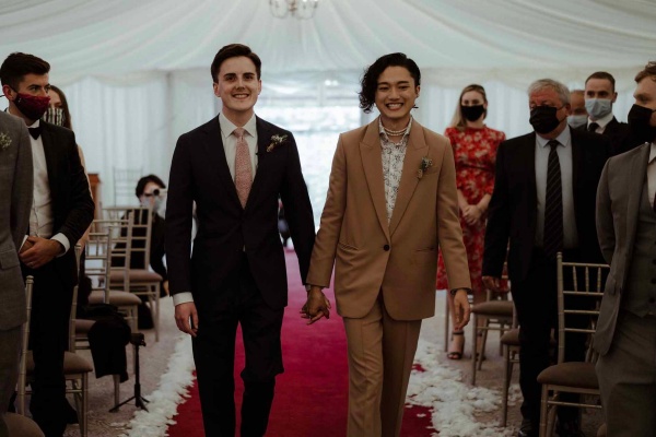 Kanさんは2021年7月にイギリスに移住し、結婚した(Kanさん提供)