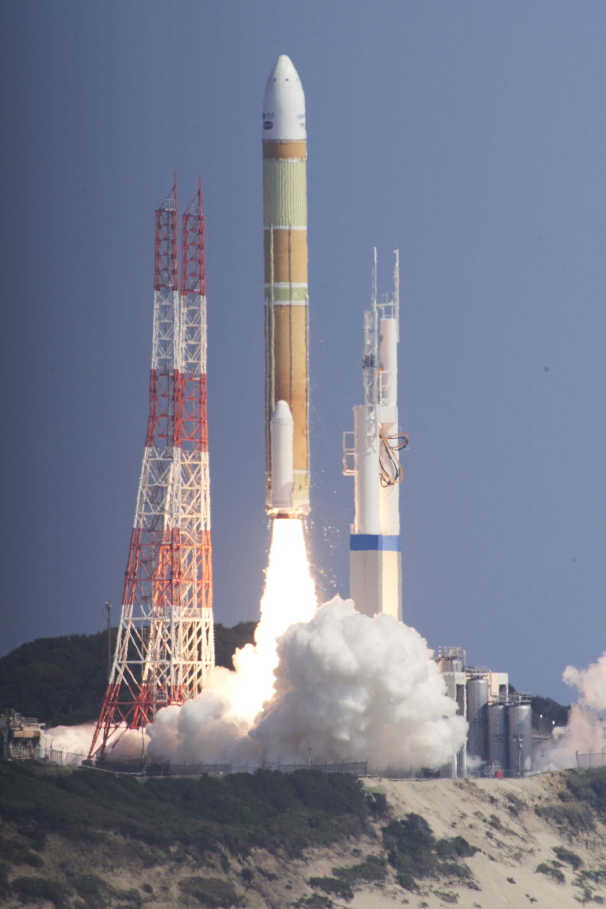 「H3」ロケットの打ち上げは失敗に終わった（写真提供／JAXA）