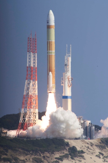 「H3」ロケットの打ち上げは失敗に終わった(写真提供/JAXA)