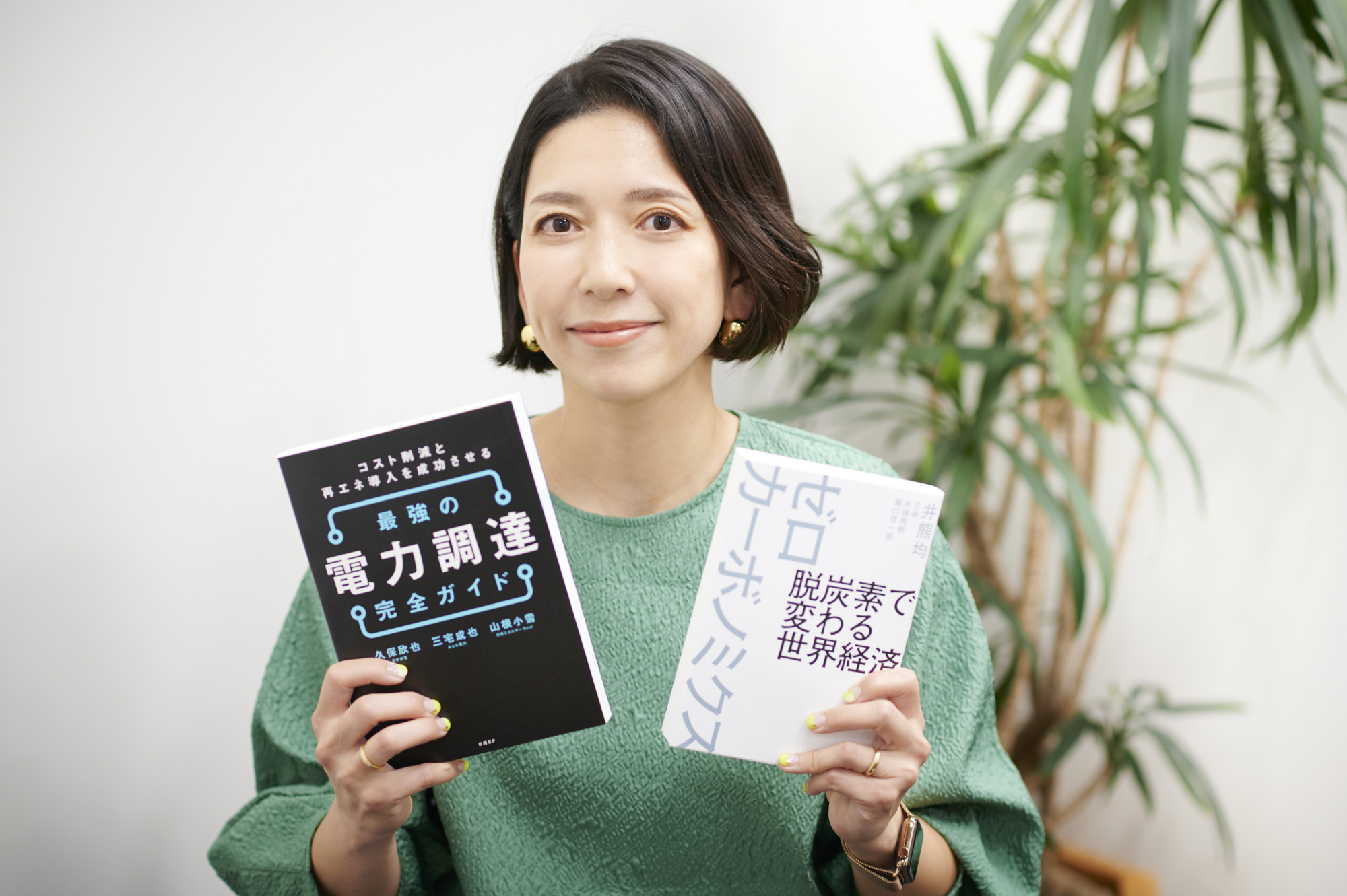 電力不足問題や脱炭素の動きを理解するための本、『コスト削減と再エネ導入を成功させる 最強の電力調達 完全ガイド』(左)と『脱炭素で変わる世界経済 ゼロカーボノミクス』