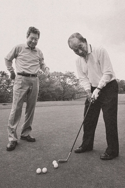 小針春芳氏(写真:『書斎のゴルフ』) 小針春芳氏(写真:『書斎のゴルフ』)
