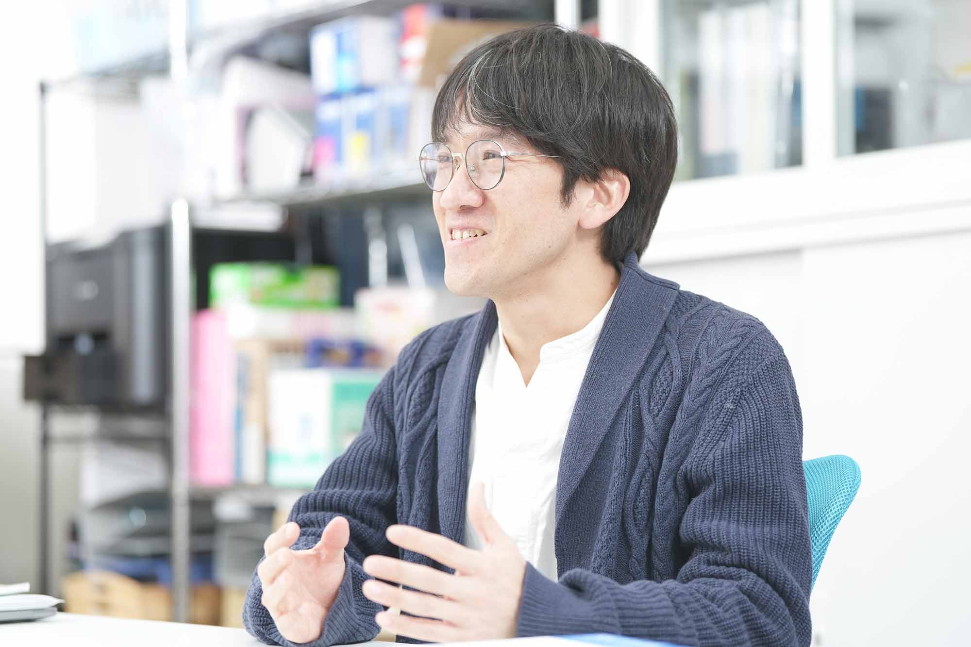 以前は「どうすれば論文を書く時間が確保できるかばかり考えていた」と話す後藤さん