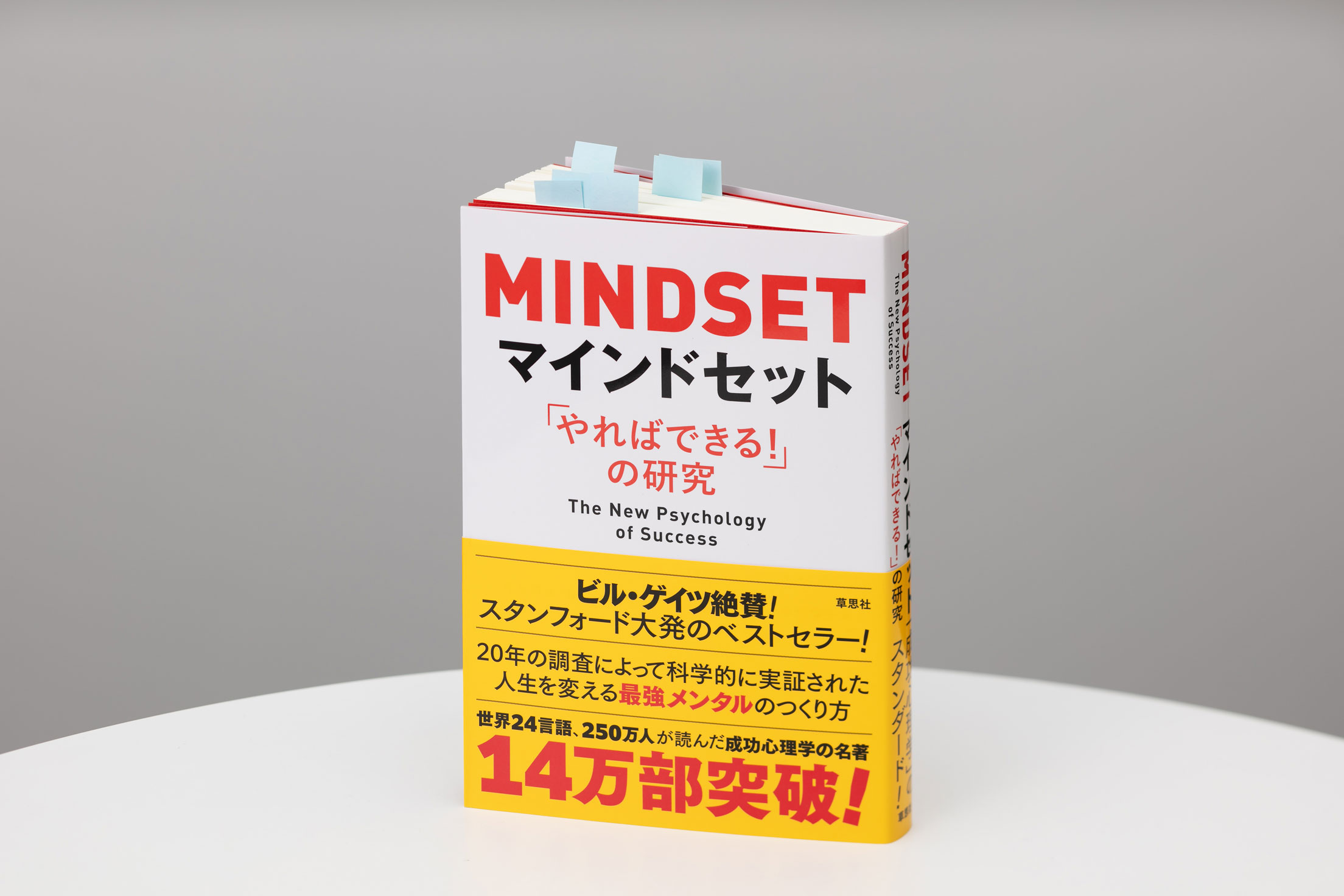 『マインドセット「やればできる！」の研究』（キャロル・S・ドゥエック著）。画像クリックでAmazonページへ