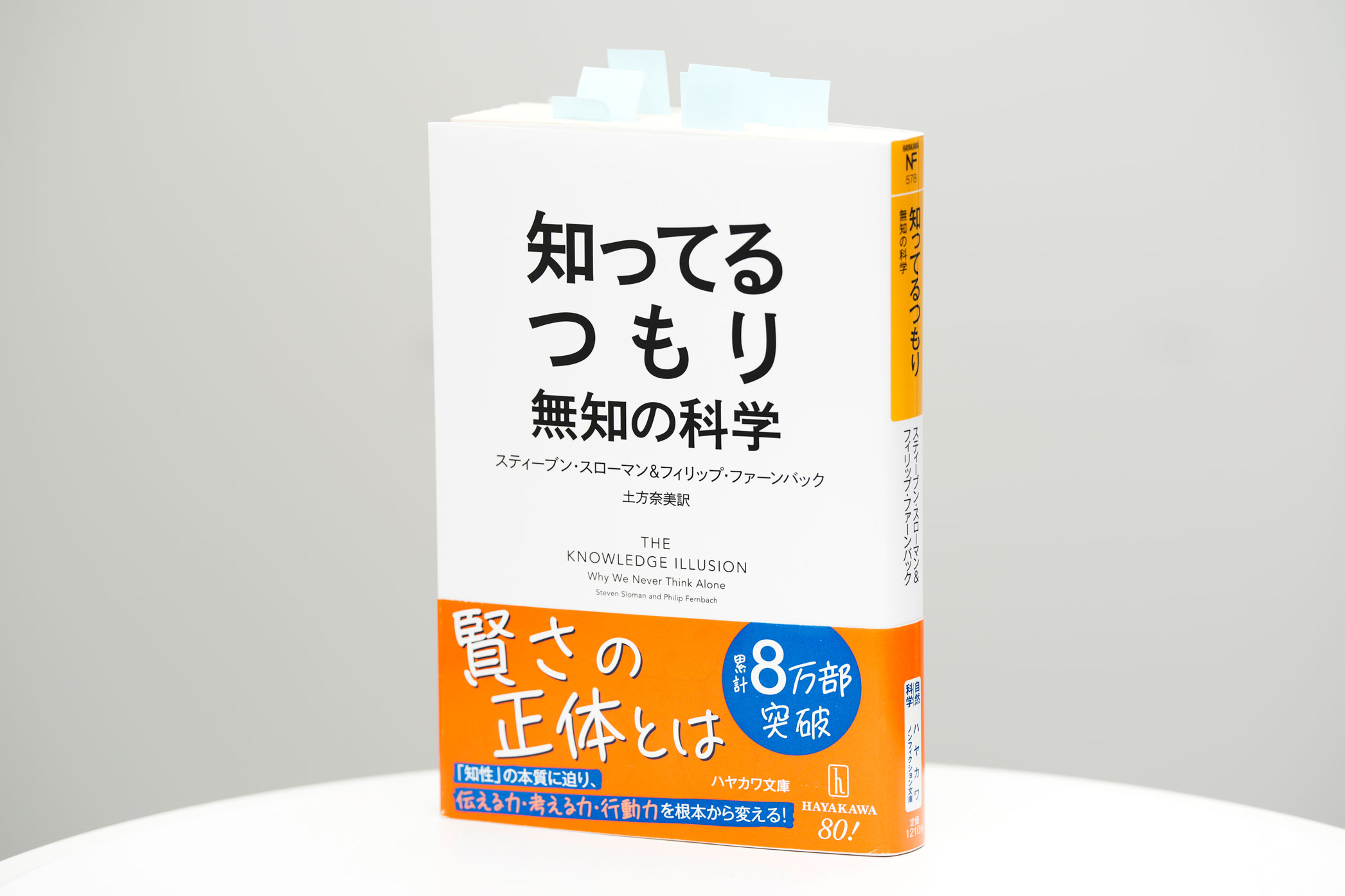  『知ってるつもり　無知の科学』（スティーブン・スローマン、フィリップ・ファーンバック著）。画像クリックでAmazonページへ