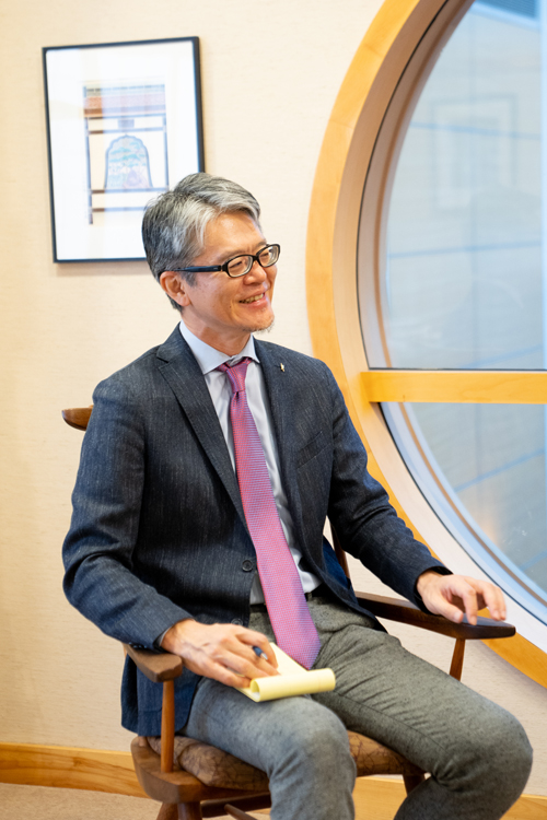 「日本にはアメリカの現状が十分に伝わっていない」と語る大越氏 「日本にはアメリカの現状が十分に伝わっていない」と語る大越氏