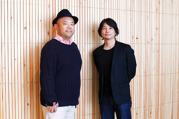 孫泰蔵氏(左)と堤大介監督 孫泰蔵氏(左)と堤大介監督