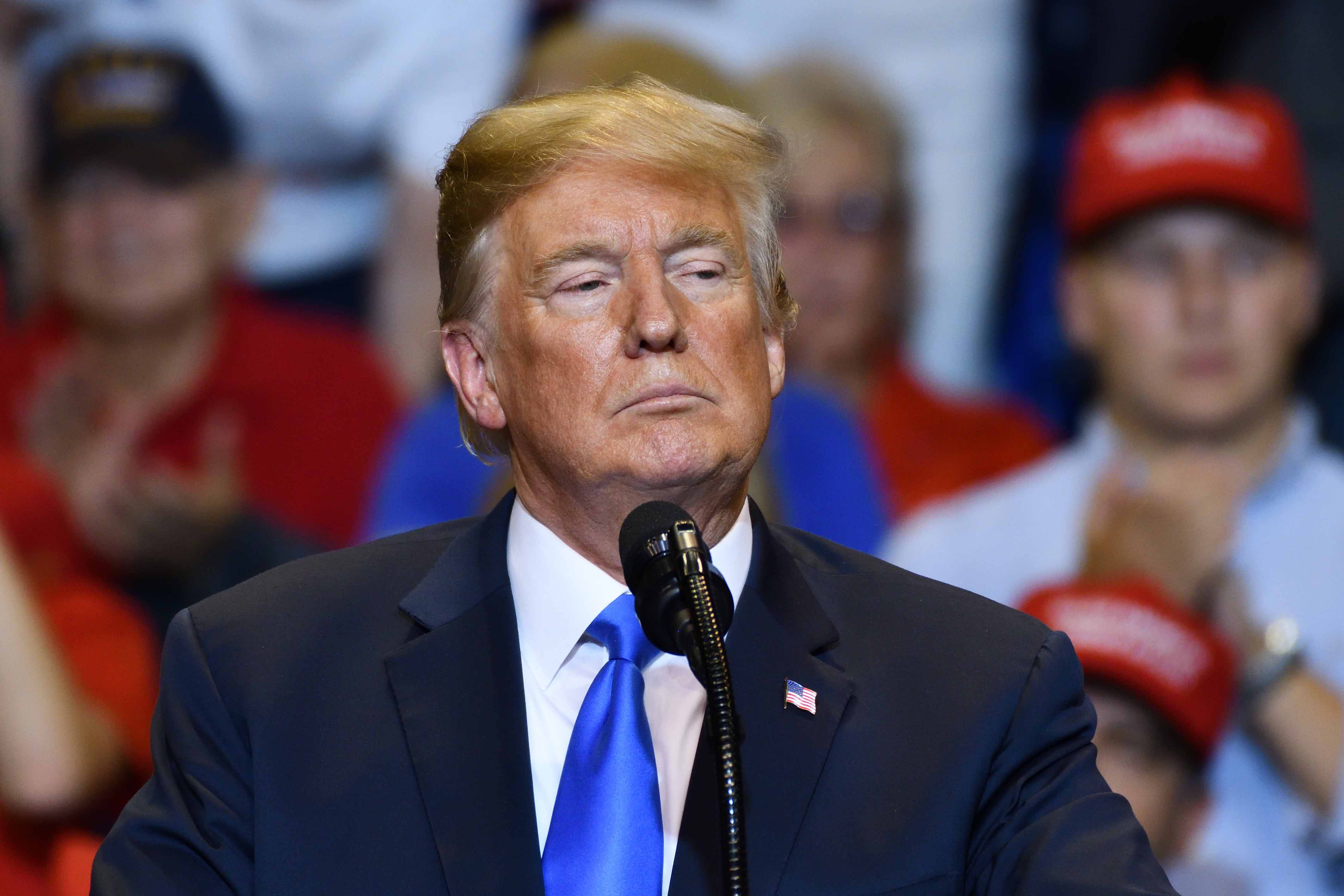 トランプ前大統領はテレビのインタビューを打ち切って、その場から去ったことがあった（写真／Shutterstock）