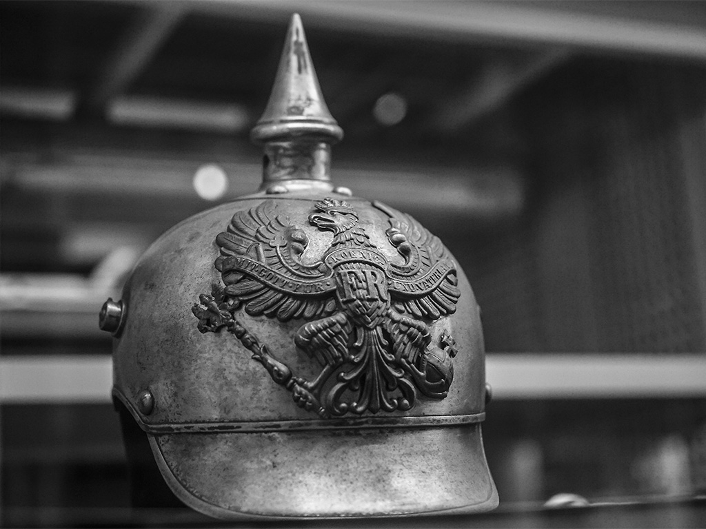 19世紀のドイツ兵の鉄かぶと(写真:shutterstock) 19世紀のドイツ兵の鉄かぶと(写真:shutterstock)
