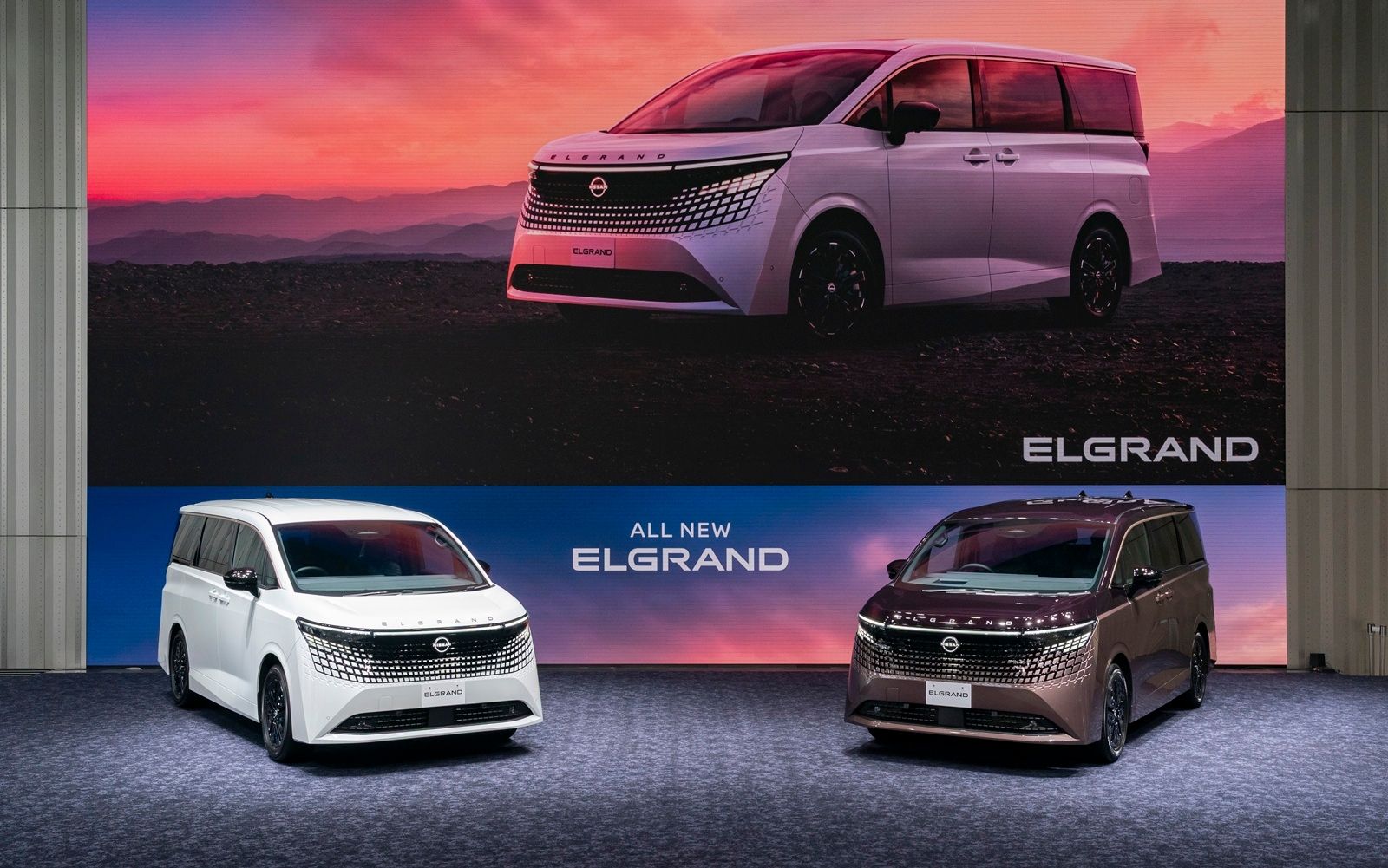 日産自動車の高級ミニバン「エルグランド」。4輪駆動タイプのシリーズ方式のハイブリッド車。最廉価で約690万円（税込み）と高額ながら、発売前の先行予約だけで6000台を超える受注台数を獲得した（出所：日産自動車）