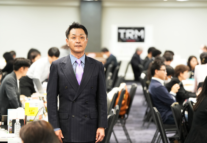 東京版権説明会会長の柳澤康信さん。東京版権説明会の創設メンバーの1人