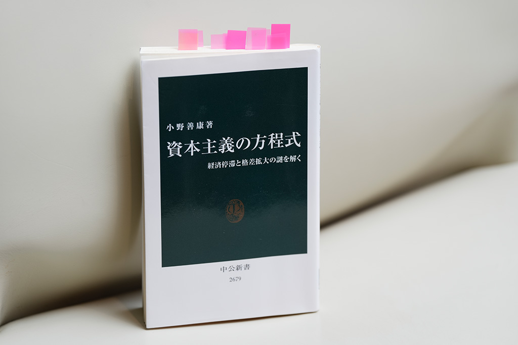 『資本主義の方程式』（小野善康著）