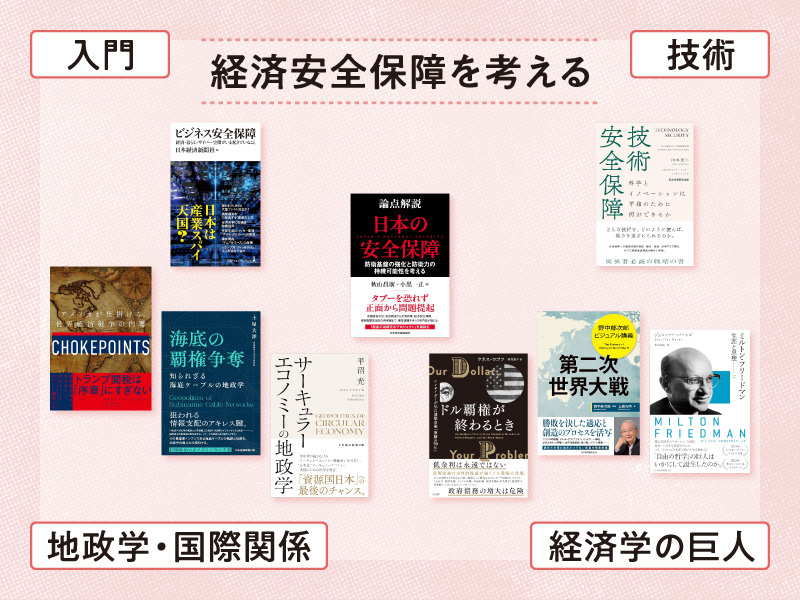 「経済安全保障」を考える良書 入門から経済学の巨人の名著まで10冊を解説