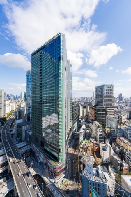 2023年11月30日に竣工した大型複合施設「Shibuya Sakura Stage(渋谷サクラステージ)」(写真:東急不動産)