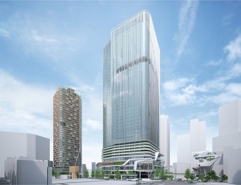 渋谷2丁目の大規模な再開発「Shibuya REGENERATION Project」の完成イメージ（出所：渋谷二丁目西地区市街地再開発組合、東京建物、都市再生機構）