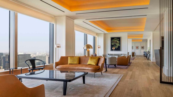 400m<sup>2</sup>を超えるブルガリ スイートは、幾つもの部屋が連続する(写真:Bulgari Hotels & Resorts)