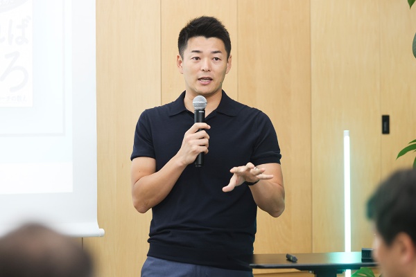 「人は強制力がないと行動しない」と話す高森氏 「人は強制力がないと行動しない」と話す高森氏