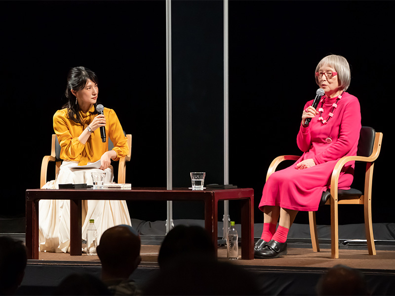 秋の読書推進月間　角野栄子・中江有里　本との出会い、書くこととの出会い