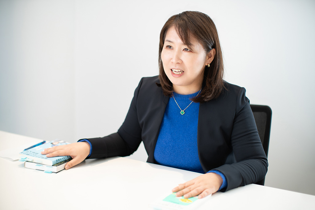 ユーグレナCo-CEOを務める植村さん ユーグレナCo-CEOを務める植村さん