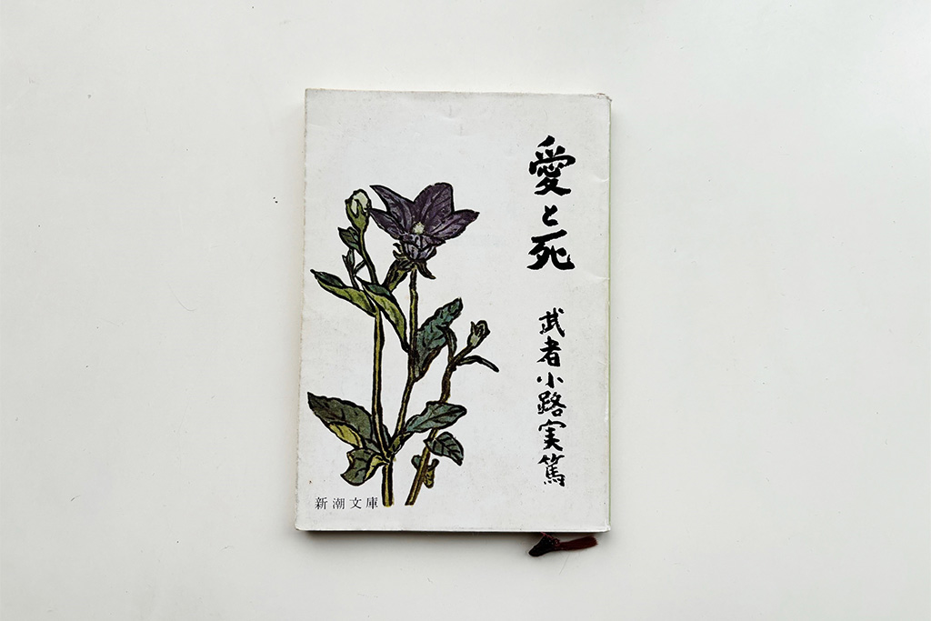 『愛と死』（武者小路実篤著）。山田さんが中学生から持っている文庫本（写真：山田さん提供）